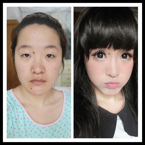 三位保潔阿姨化妝后，驚呆了所有人....