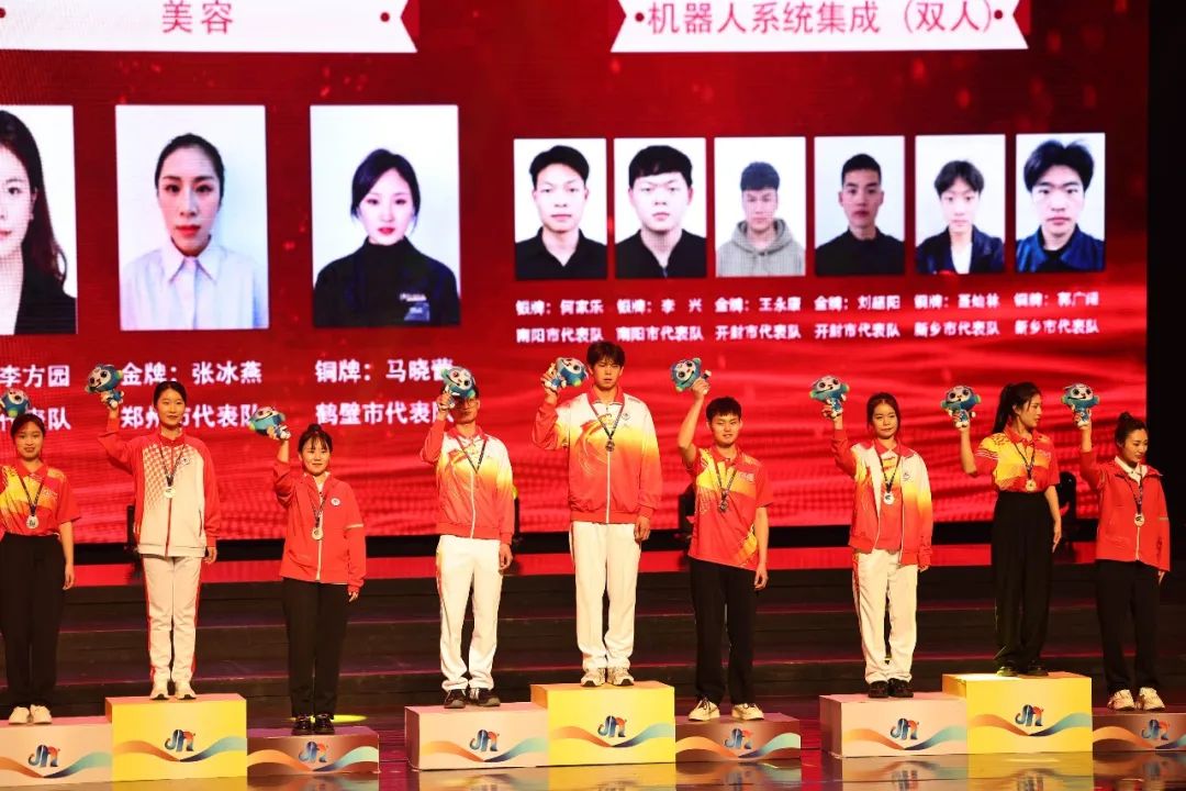 熱烈祝賀吳越學(xué)校選手榮獲河南省第二屆職業(yè)技能大賽美容項(xiàng)目銀牌，美發(fā)項(xiàng)目金、銀牌！